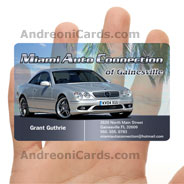 Miami Auto clear PVC card