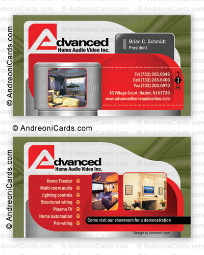 Business card design sample | Advanced