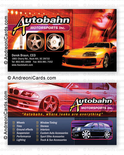Business card design | Autobahn