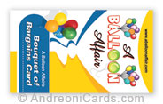 Balloon affair business card design