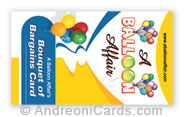 Balloon affair business card design