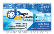 Business card sample
