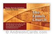 Family Business Card Design Sample
