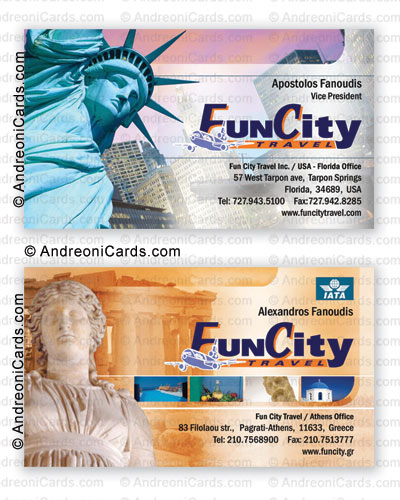 Business card design sample | Funcity