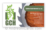GCH business card design sample