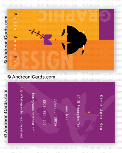 Matte business cards
