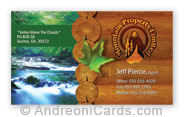 Mountain Property Business Card Sample