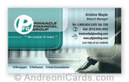 Business card design samples - Pinnacle