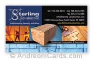 Sterling business card design samples