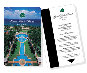 Plastic key cards - Grand Wailea Hotel