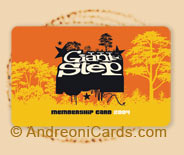 GiantStep plastic membership card