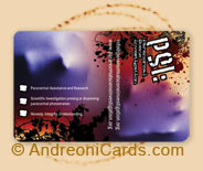 PSI plastic business card