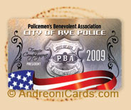 Rye police association plastic cards