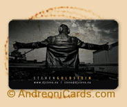 Steven Goldstein DJ plastic business cards